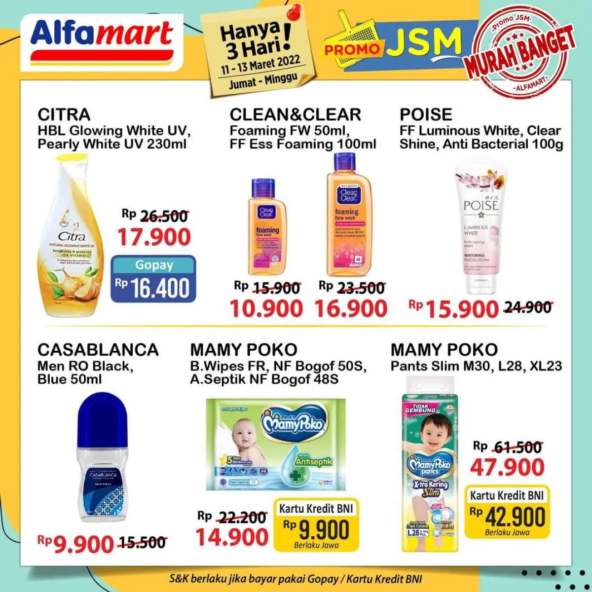 Katalog Promo JSM Alfamart Hanya 3 Hari Periode 11-13 Maret 2022