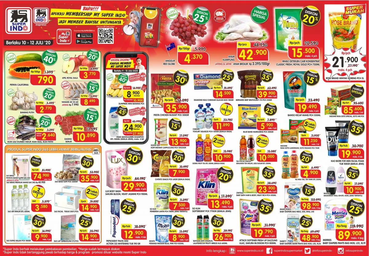 Promo Superindo weekend 10-12 Juli 2020, diskonan lumayan!