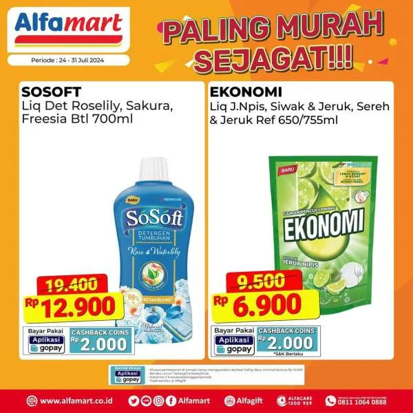 Promo Alfamart Paling Murah Sejagat Periode 24-31 Juli 2024