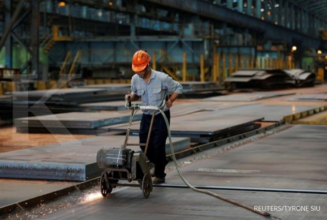 Laba industri China naik 9,8% di Oktober
