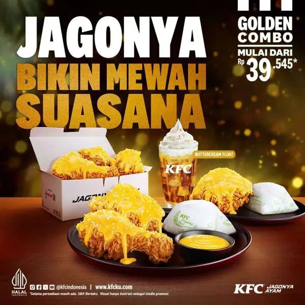 Promo KFC Golden Chicken Combo Mulai Rp 39.000-an