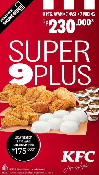 Promo KFC Terbaru April 2023 Super 9 Plus