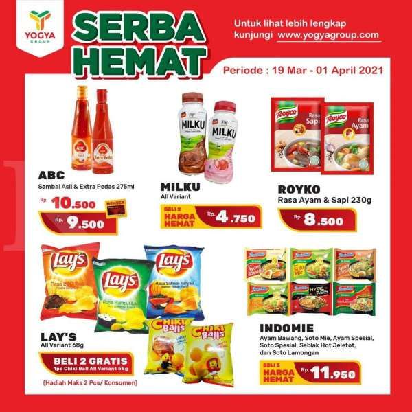 Cek promo Yogya Supermarket weekday 31 Maret 2021, ada program Serba Hemat!