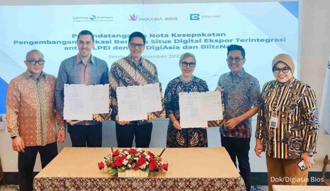 Digiasia Bios Gandeng LPEI, dan Blitznet Dukung Pengembangan Ekspor UKM Indonesia