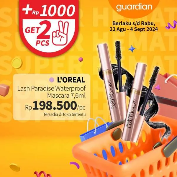 Promo Guardian Super Hemat Periode 22 Agustus-4 September 2024