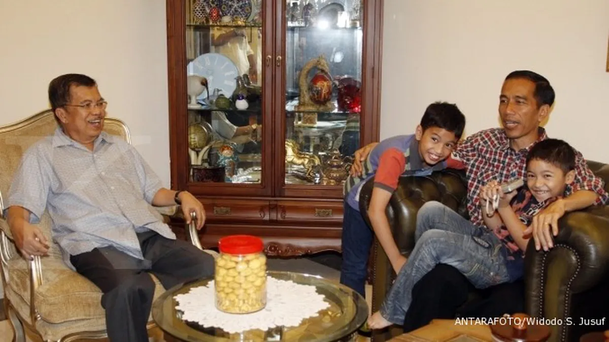 Jokowi kebetulan bertemu JK di bandara