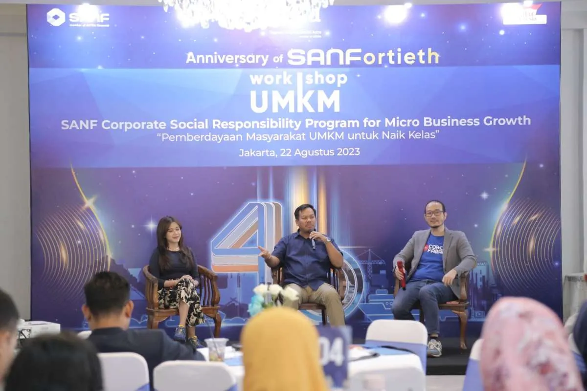 Memasuki Usia ke-40, SANF Dorong UMKM Indonesia Naik Kelas