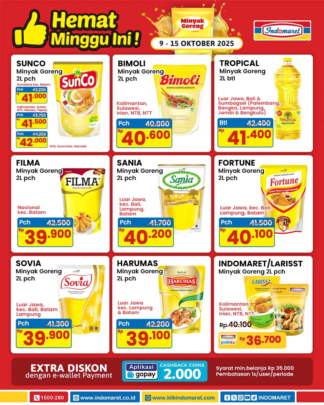 Promo Minyak Goreng Indomaret Periode 9-15 Oktober 2025