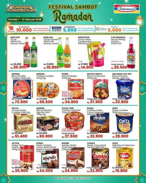 Promo Indomaret Sambut Ramadan 17-12 Februari 2025