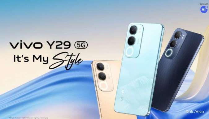 Vivo Y29 Resmi Dirilis dengan Chipset Dimensity 6300, Harga Mulai Rp 2 Jutaan