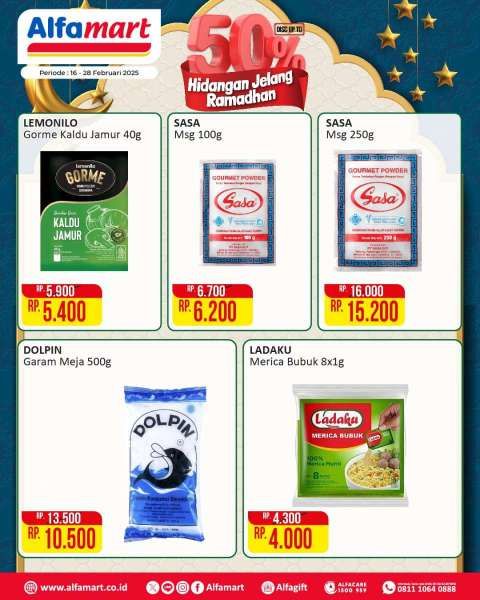 Promo Alfamart Jelang Ramadan 16-28 Februari 2025