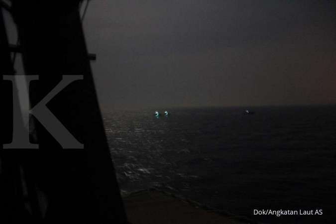 Tegang! Kapal patroli AS lepaskan tembakan peringatan ke kapal serang Iran