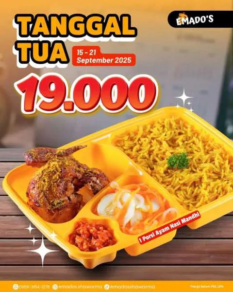 Promo Emados Tanggal Tua 15-21 September