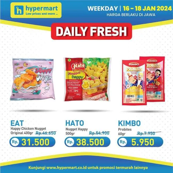 Promo Hypermart Hyper Diskon Weekday Periode 16-18 Januari 2024