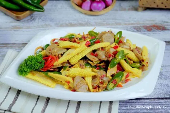 Resep Tumis Jagung Putren Pedas