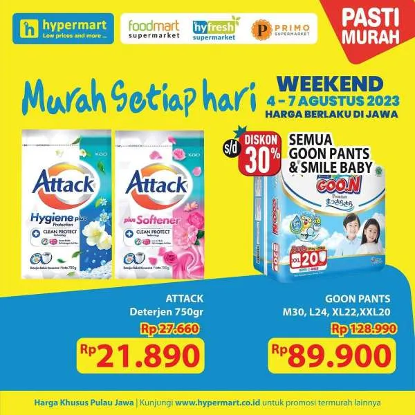 Katalog Harga Promo JSM Hypermart Terbaru 4-7 Agustus 2023