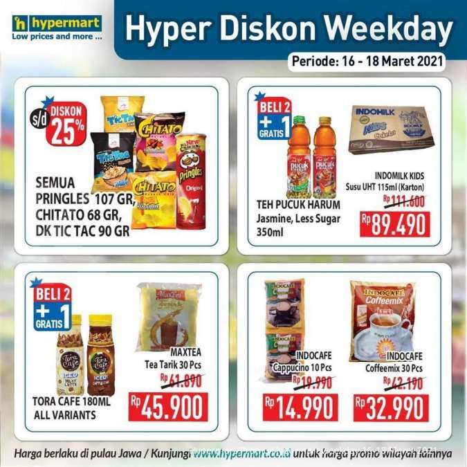 Promo Hypermart weekday 16-18 Maret 2021 