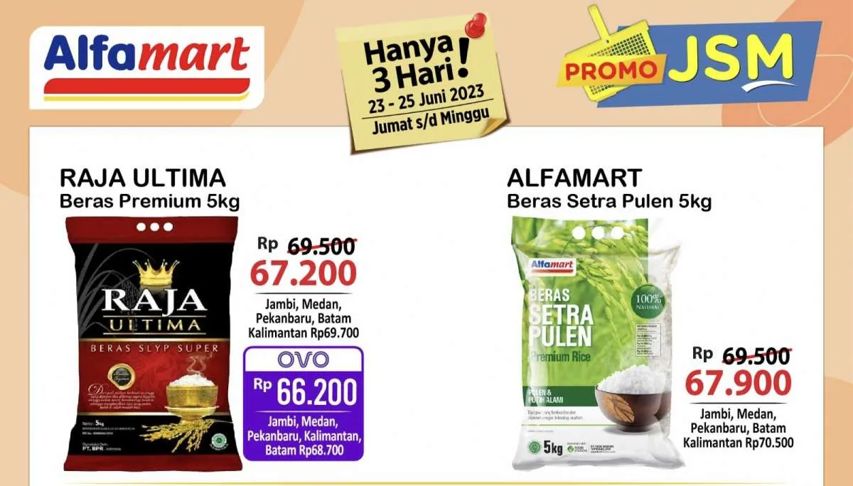 Harga Promo JSM Alfamart 23-25 Juni 2023, Diskon Aneka Minyak Goreng 2 Liter