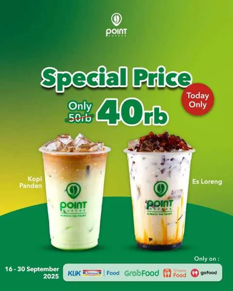 Promo Point Coffee Special Price