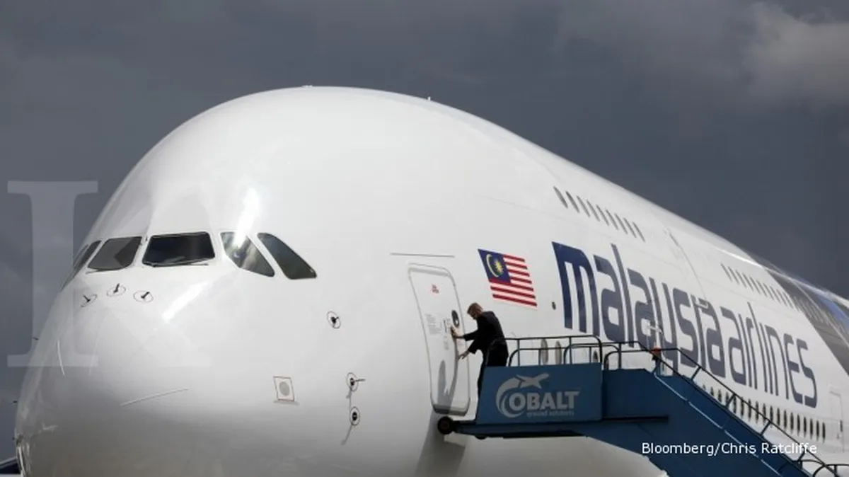 Pesawat hilang, saham Malaysia Airlines terhempas