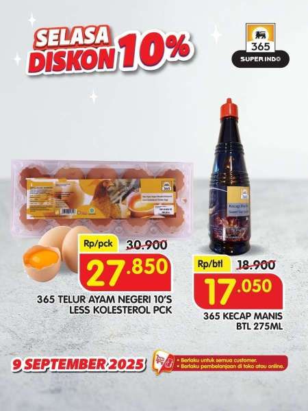 Promo 9.9 di Superindo 9 September 2025