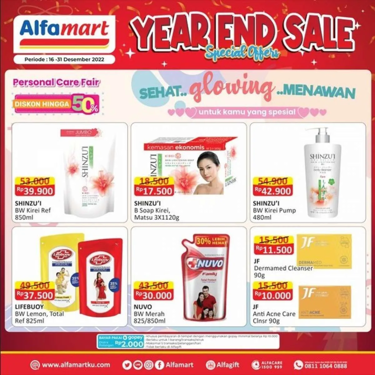 Promo Alfamart Year End Sale, Diskon 50% untuk Produk Kecantikan dan Kesehatan