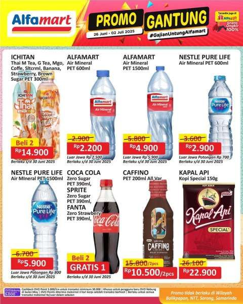 Promo Alfamart Gantung 26 Juni-2 Juli 2025