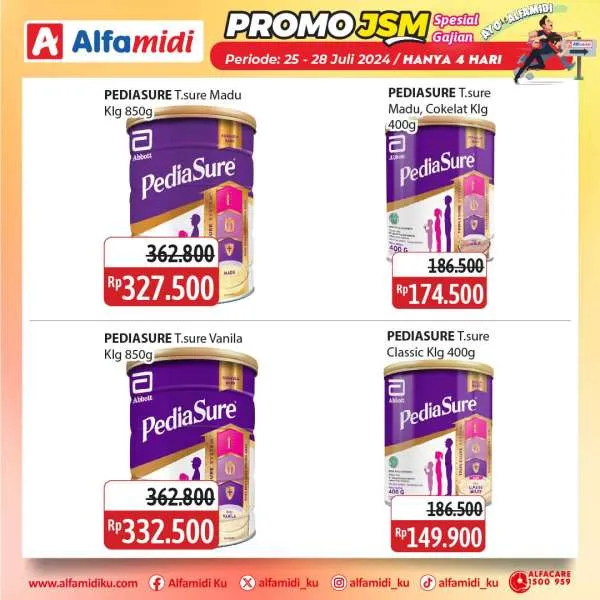 Promo JSM Alfamidi Hanya 4 Hari Spesial Gajian Periode 25-28 Juli 2024