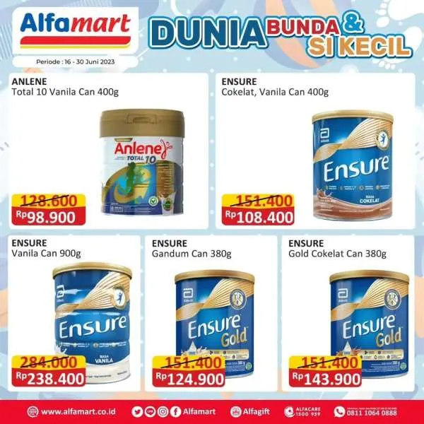 Promo Alfamart Dunia Bunda & Si Kecil Periode 16-30 Juni 2023