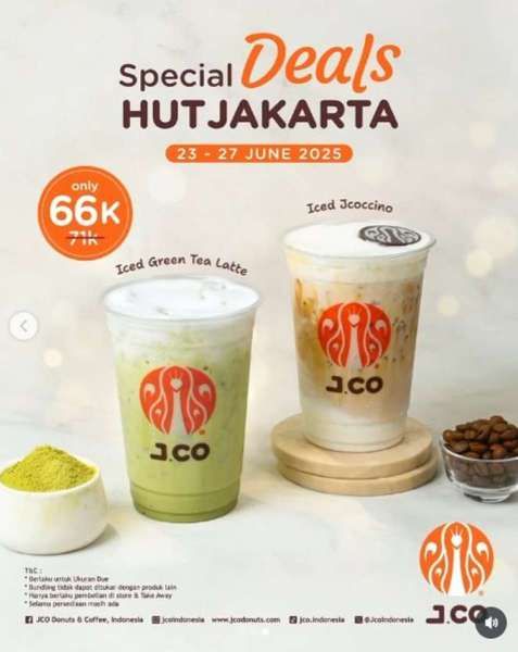 Promo J.CO Spesial HUT Jakarta 23-27 Juni 2025