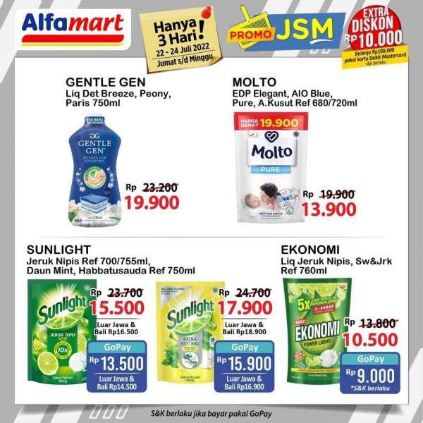 Promo JSM Alfamart  Terbaru 22-24 Juli 2022