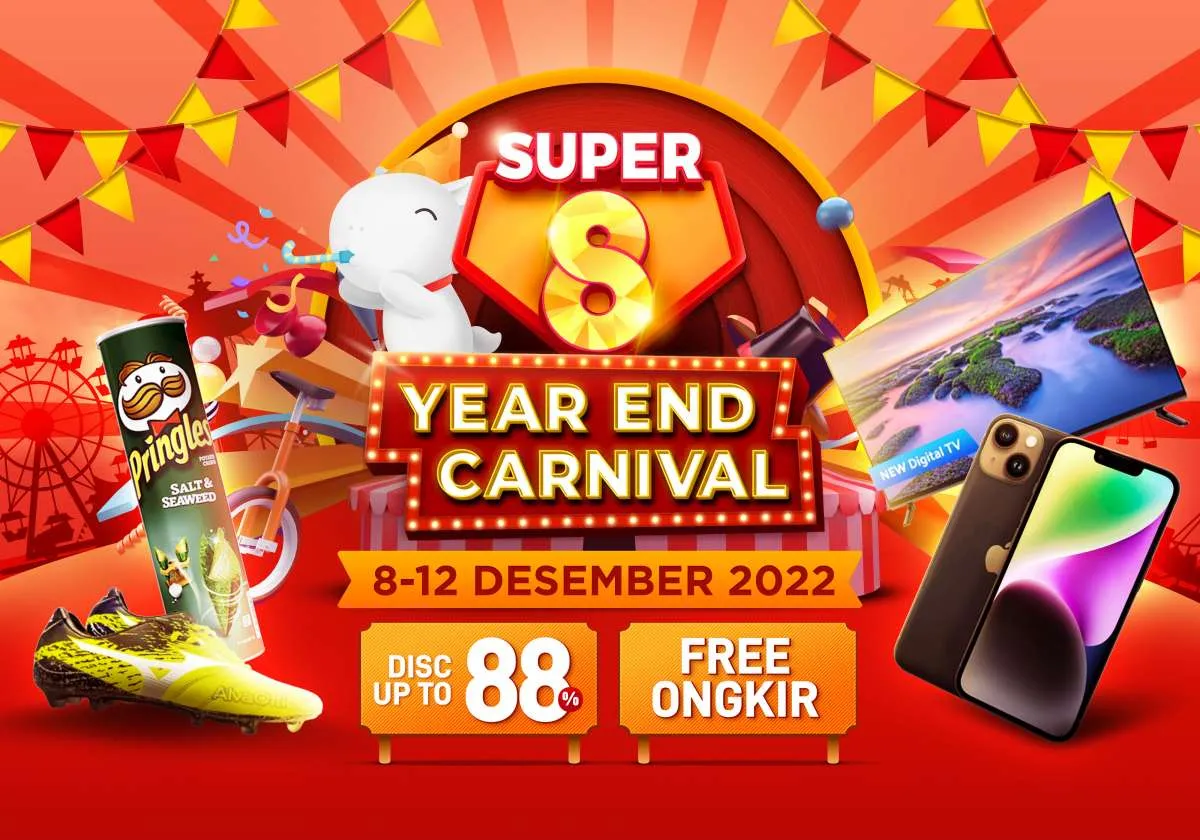 Hadirkan Kegembiraan Akhir Tahun dengan JD.ID Super8 Year-End Carnival 