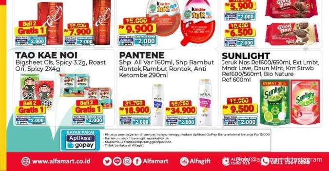 Promo Alfamart 7 Desember 2024, Sunlight & Pantene Cashback Rp 2.000 Akan Berakhir