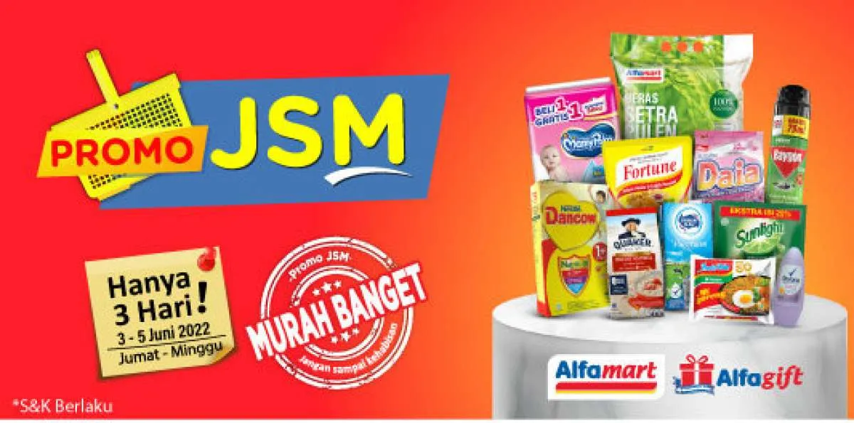 Promo JSM Alfamart Sampai 5 Juni 2022, Dapatkan Banyak Potongan Harga Menarik