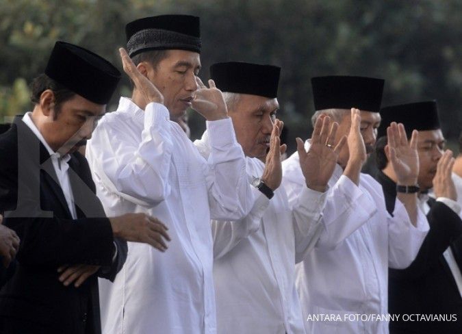 Usai salat Jumat, Jokowi bertemu parpol pendukung