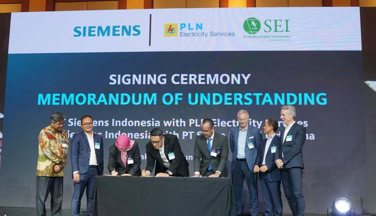 Percepat Tranformasi Digital, Siemens Teken MoU PLN Electricity Sercives & Kemenperin