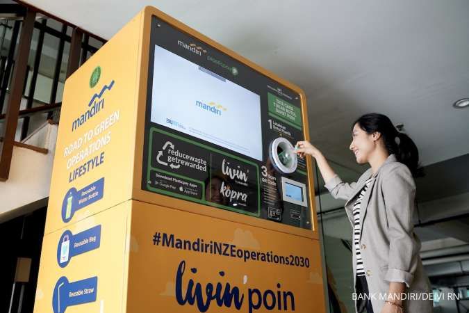 Bank Mandiri Ikut Kurangi 3,1 Juta Jejak Karbon Melalui Mesin RVM