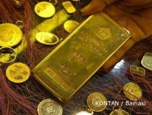 Tembus Rp 500.000, harga emas batangan telah naik 21% sepanjang 2011.