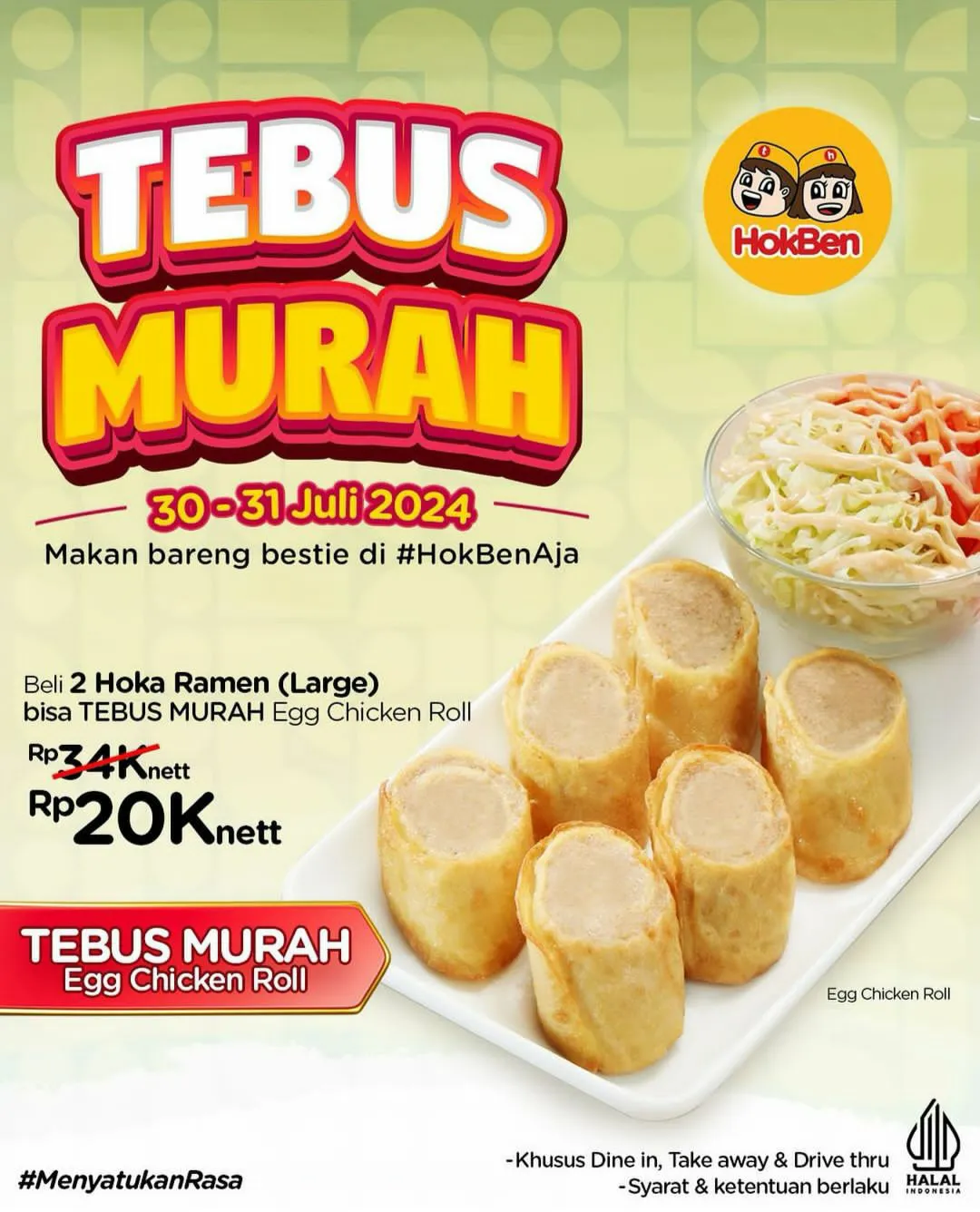 Promo Hokben Tebus Murah