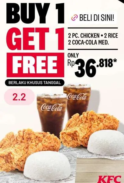 Promo 2.2 KFC Februari 2024