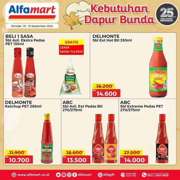 Promo Alfamart Kebutuhan Dapur Periode 1-15 September 2024