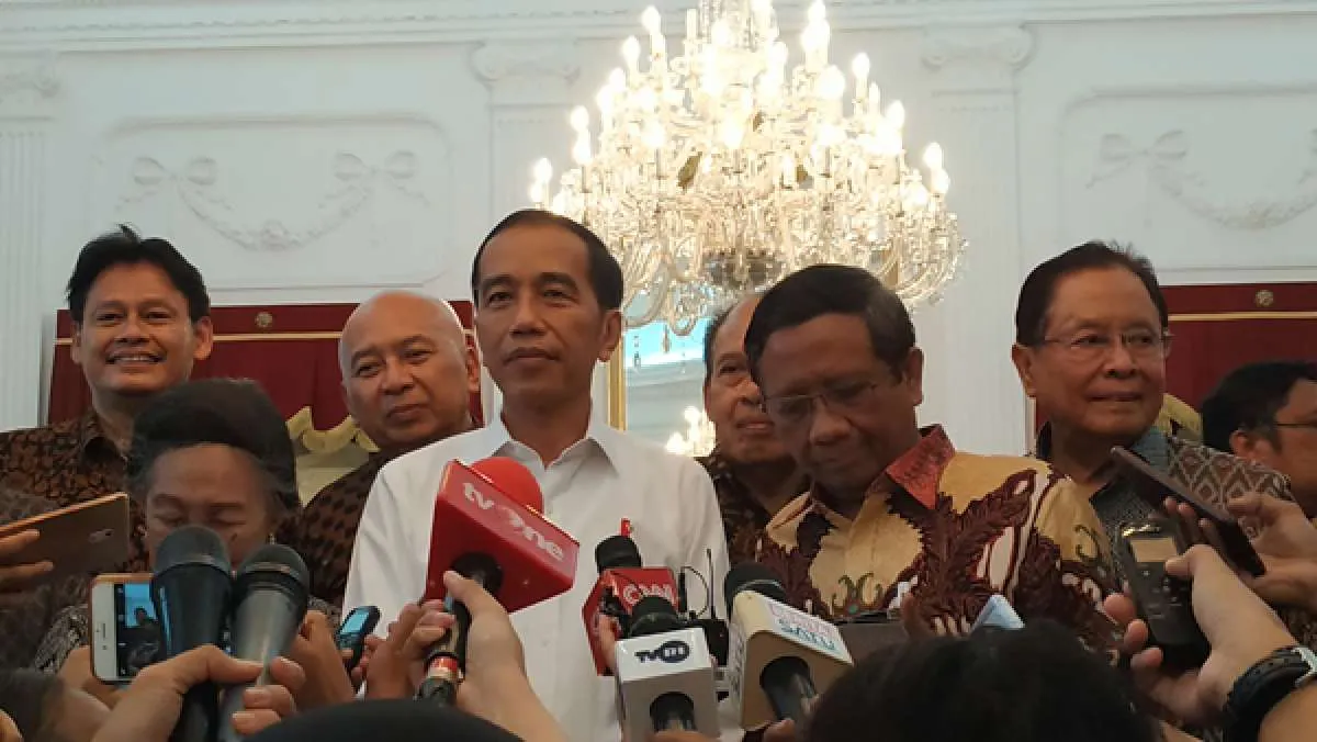 Jokowi diam ditanya Perppu KPK, Bamsoet dan Basarah minta tanya soal pelantikan