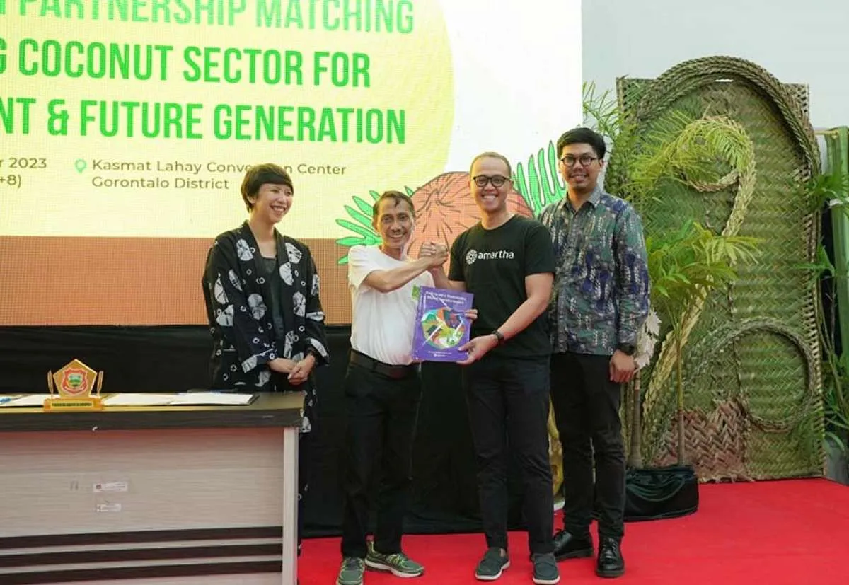 Amartha Gandeng LTKL, KEM &KOPEK, Dukung Produktivitas Komoditas Kelapa Berkelanjutan