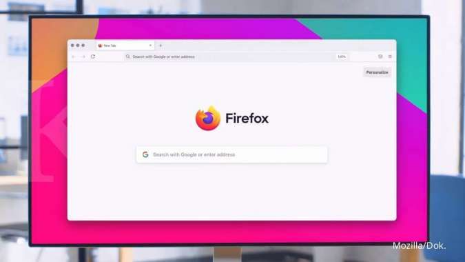 Contoh browser Mozilla Firefox