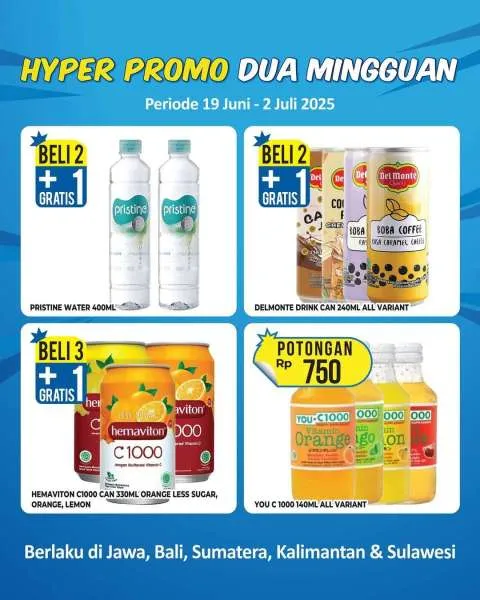 Promo Hypermart Dua Mingguan Periode 19 Juni-2 Juli 2025