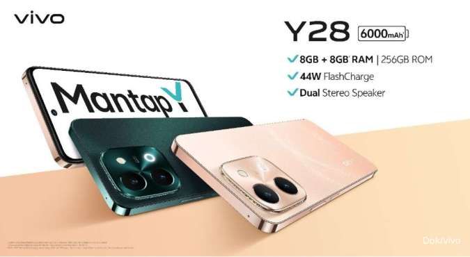 Daftar Harga Resmi Vivo Y28 Indonesia, Termurah Rp 2,4 Juta