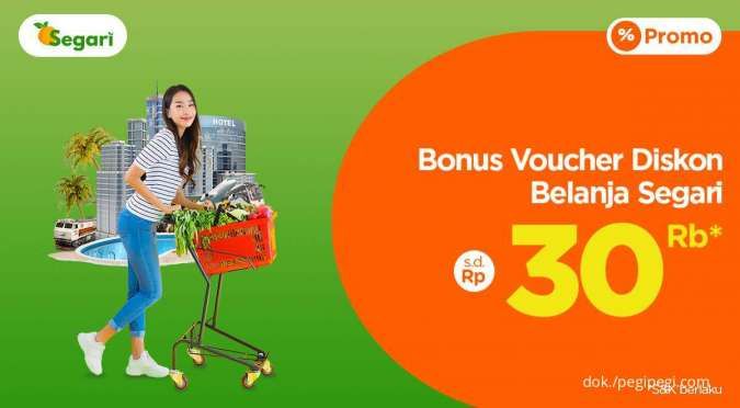 Pesan di PegiPegi, Ada Bonus Voucher Diskon Belanja Segari hingga Rp 30.000