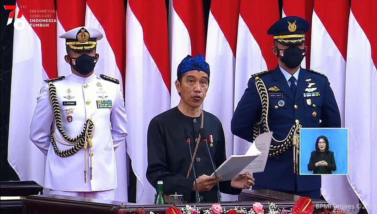Presiden Jokowi Genjot Ekonomi Tahun 2022 Gapai Prediksi Batas Atas di Level 5,5%