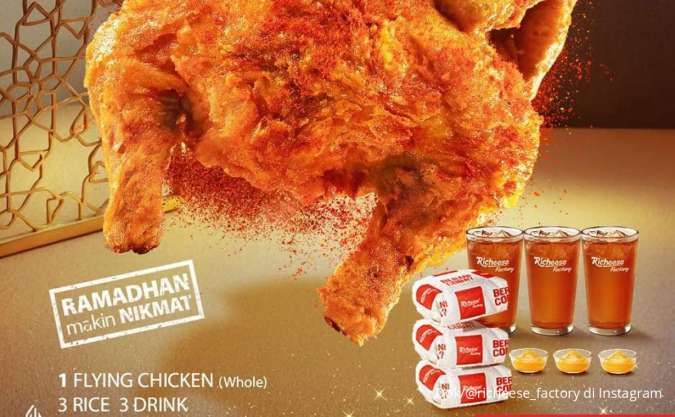 Promo Richeese Factory di Bulan Ramadan 2025, Paket Sahur atau Buka Puasa Bersama