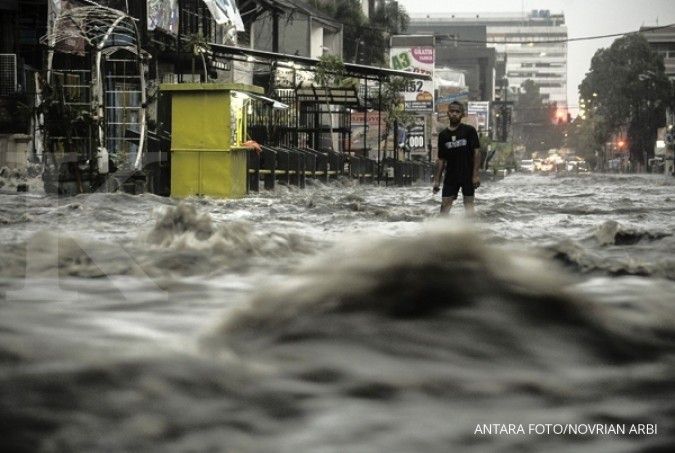 Banjir di Bogor, dua orang tewas terseret arus